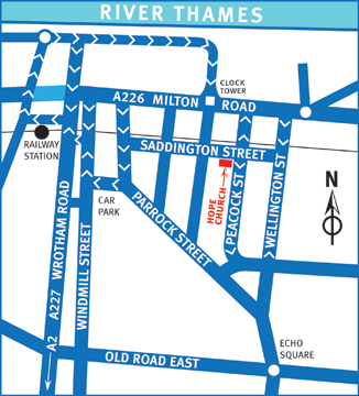 map of where chapel is