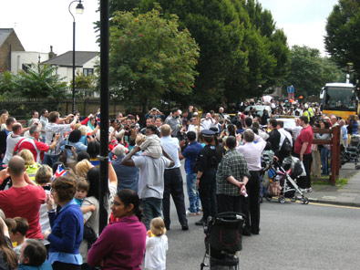 photo of crowds on saddington street